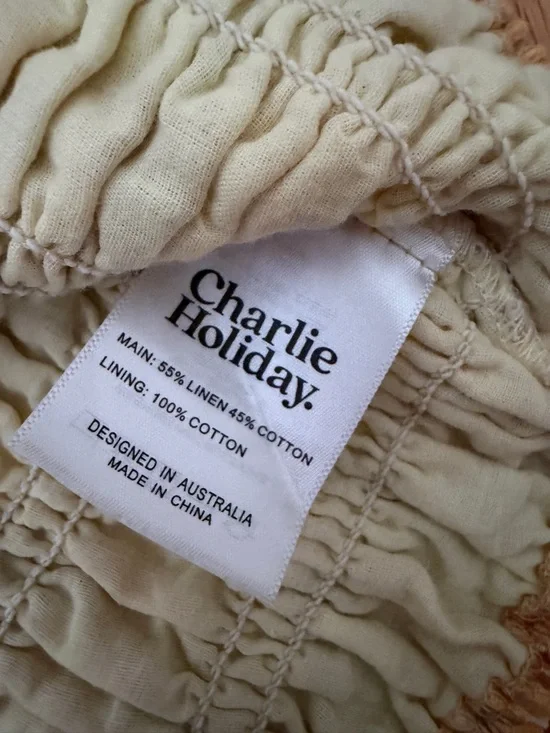 Charlie Holiday Multi Color Print Cropped Tank Top Size M / US 6 - Picture 5 of 6